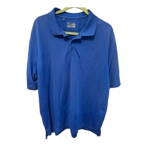 Under Armour Blue Polo Shirt Sporty Casual Design
